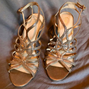 Fioni Blush Strappy Heels